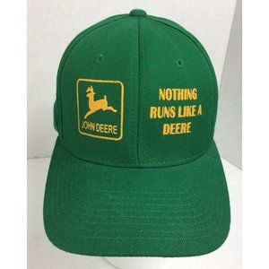 JOHN DEERE Hat Cap Nothing Runs Like a Deere New